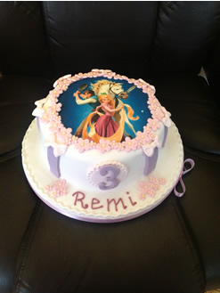Tangled Disney Birthday Cake